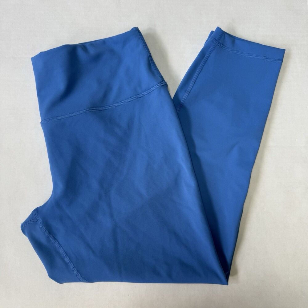 Lululemon Women's Wunder Train High-Rise Tight Size 14 Blue Crop NWOT